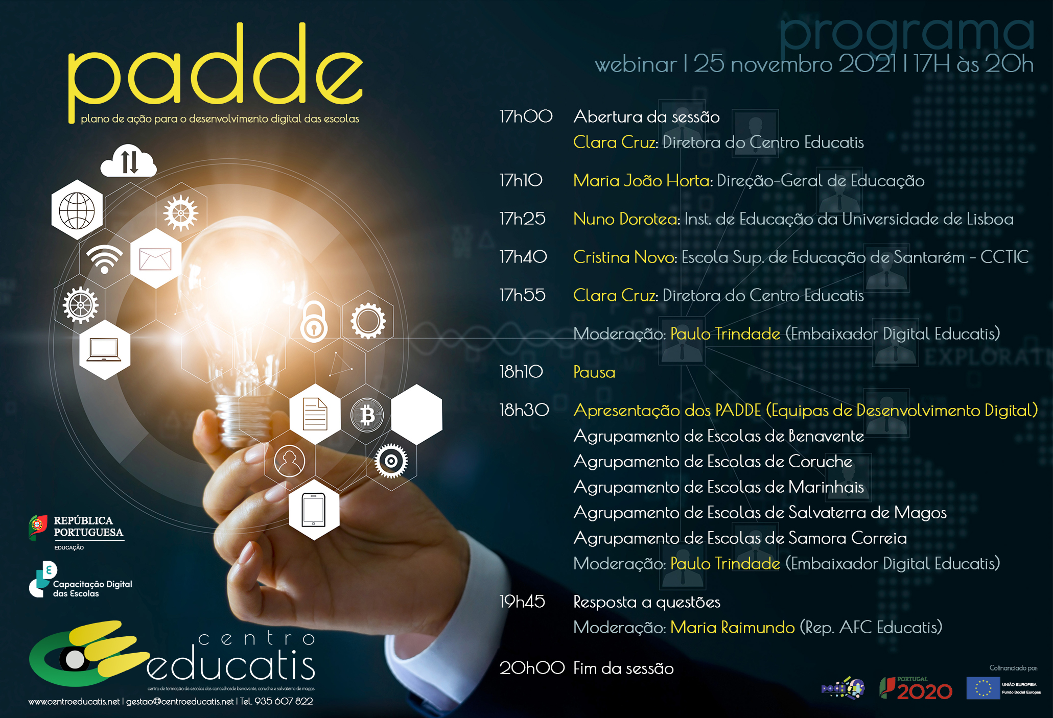 Apresentação dos Planos de Ação para o Desenvolvimento Digital das Escolas
